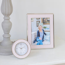 Addison Ross Silver Trim Silent Alarm Clock