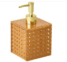 Kim Seybert Soap Dispenser Reed White or Natural