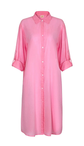 Sunshine Tienda Flamingo Pink Alex Long Sleeved Cover up
