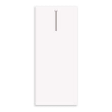 Black Ink Notepad Grey Buck Letter Initial All Letters Long