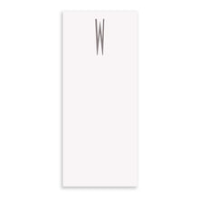 Black Ink Notepad Grey Buck Letter Initial All Letters Long