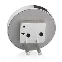 Addison Ross Silver Trim Silent Alarm Clock
