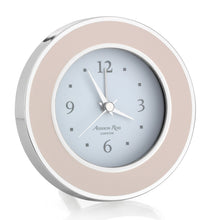 Addison Ross Silver Trim Silent Alarm Clock