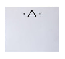 Black Ink Notepad Black Letter Initial Large