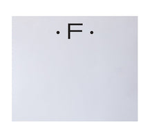 Black Ink Notepad Black Letter Initial Large