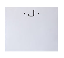 Black Ink Notepad Black Letter Initial Large
