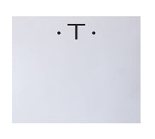 Black Ink Notepad Black Letter Initial Large