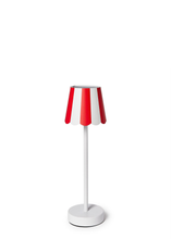 Two's Company Decorative Paper Shade - Red, Navy, Light Blue