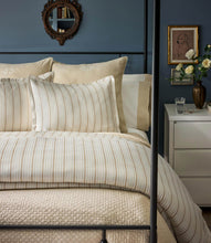 Peacock Alley Shelby Stripe Classic Printed Duvet Set - Full/Queen