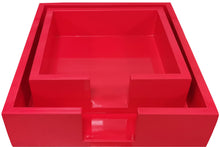 Black Ink Large Bright Lacquer Tray
