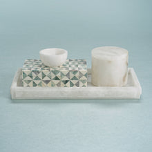 Zodax Cote d’Azure Alabaster Vanity Tray